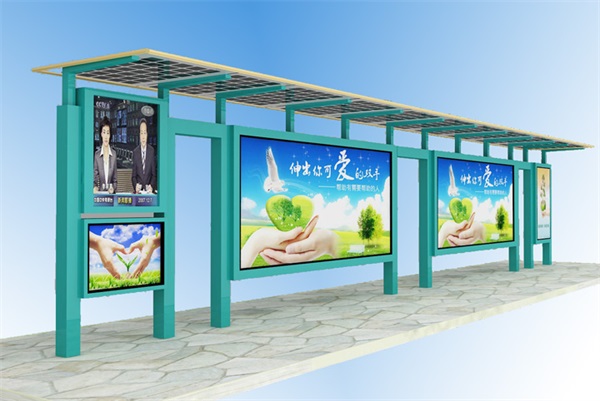 公交站臺燈箱客戶發貨案例